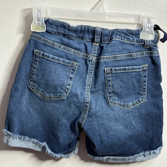 Cat & Jack Girls Denim Midi‎ Super Stretch Shorts Size L(10/12). - Picture 6 of 6